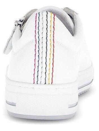 Baskets en cuir lisse Gabor