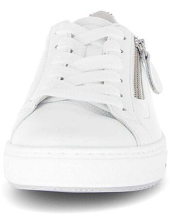 Baskets en cuir lisse Gabor