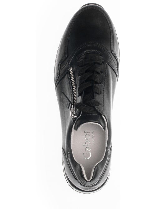 Baskets en cuir lisse - Kiabi Baskets en cuir lisse - Kiabi