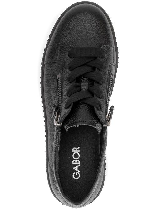 Baskets en cuir lisse - Kiabi Baskets en cuir lisse - Kiabi