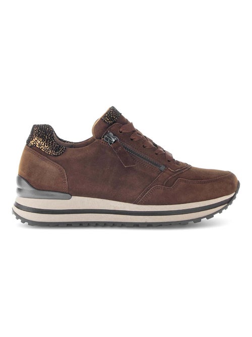 Baskets  en cuir - Kiabi
