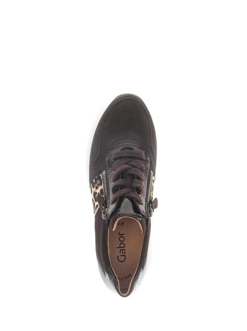 Baskets  en cuir - Kiabi