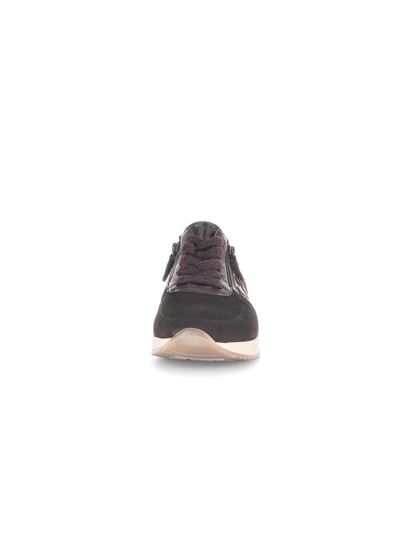Baskets  en cuir Marron clair - Kiabi