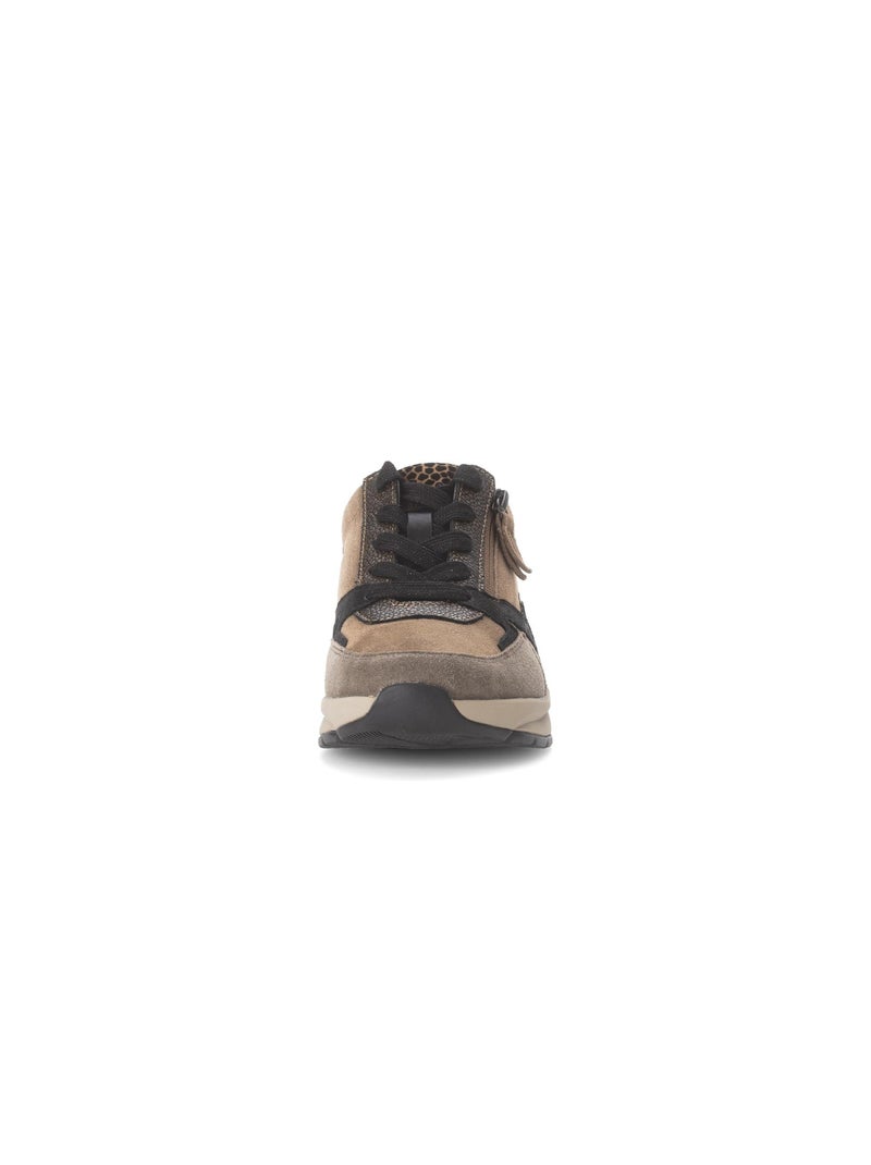 Baskets  en cuir Marron clair - Kiabi