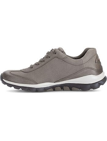 Baskets en cuir