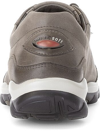 Baskets en cuir