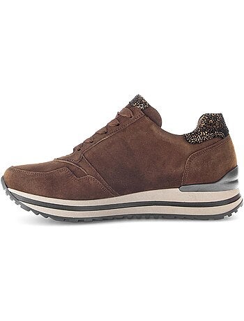 Baskets en cuir