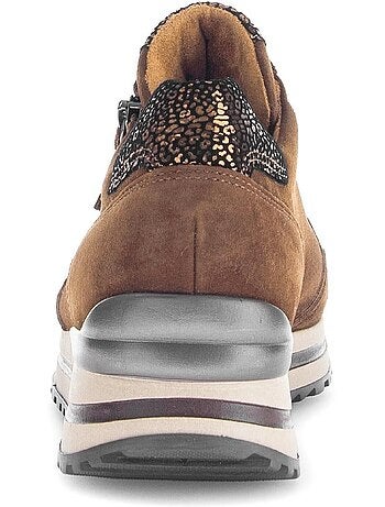 Baskets en cuir