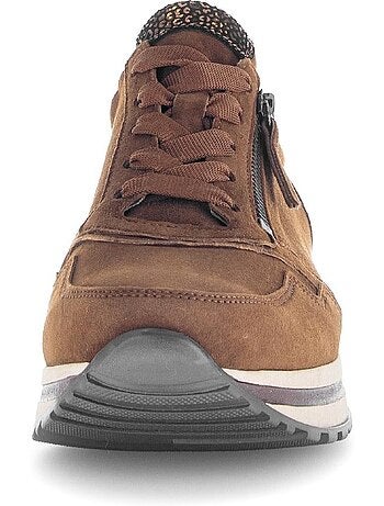 Baskets en cuir