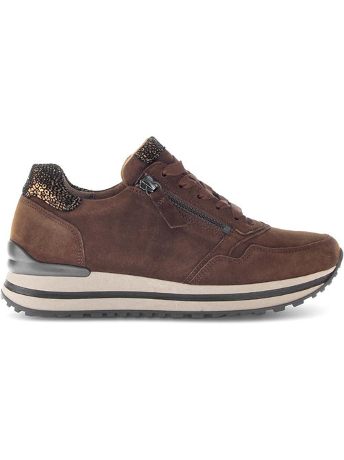 Baskets  en cuir - Kiabi