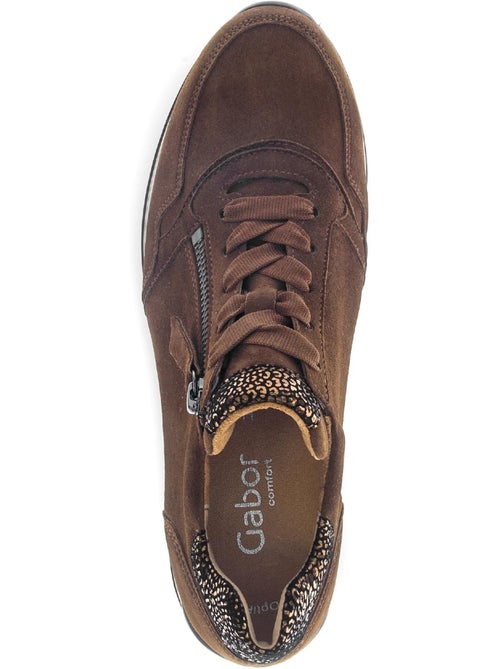 Baskets  en cuir - Kiabi