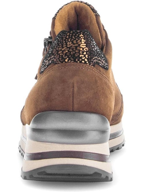 Baskets  en cuir - Kiabi