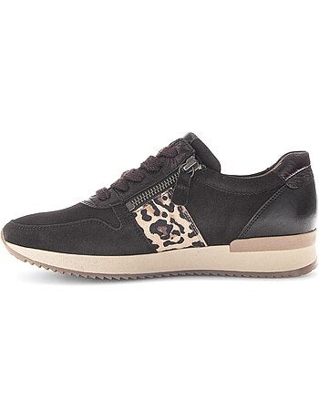 Baskets en cuir