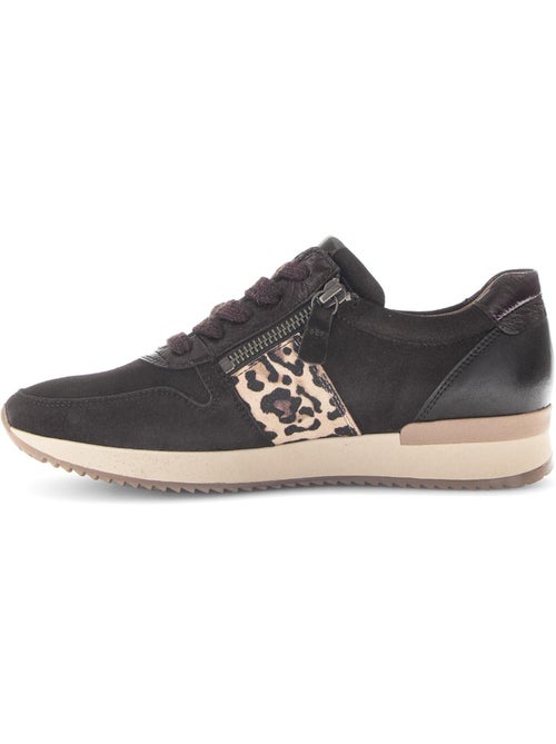 Baskets  en cuir - Kiabi