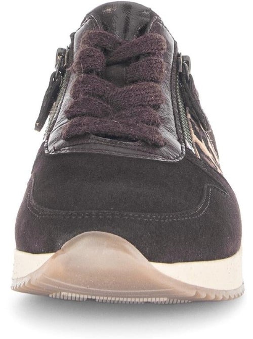 Baskets  en cuir - Kiabi