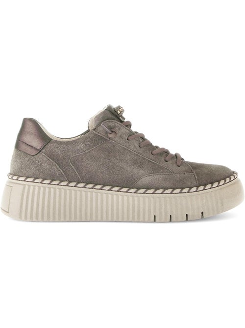 Baskets  en cuir - Kiabi