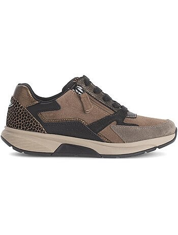Baskets en cuir