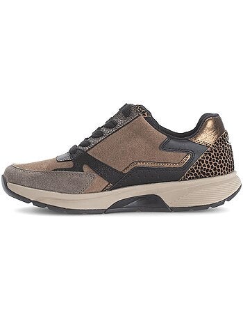 Baskets en cuir