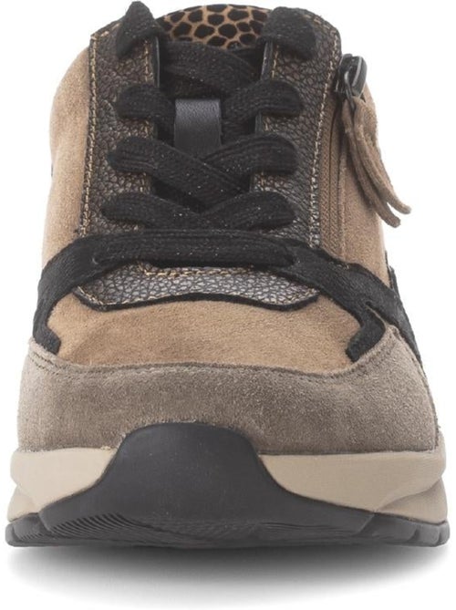 Baskets  en cuir - Kiabi