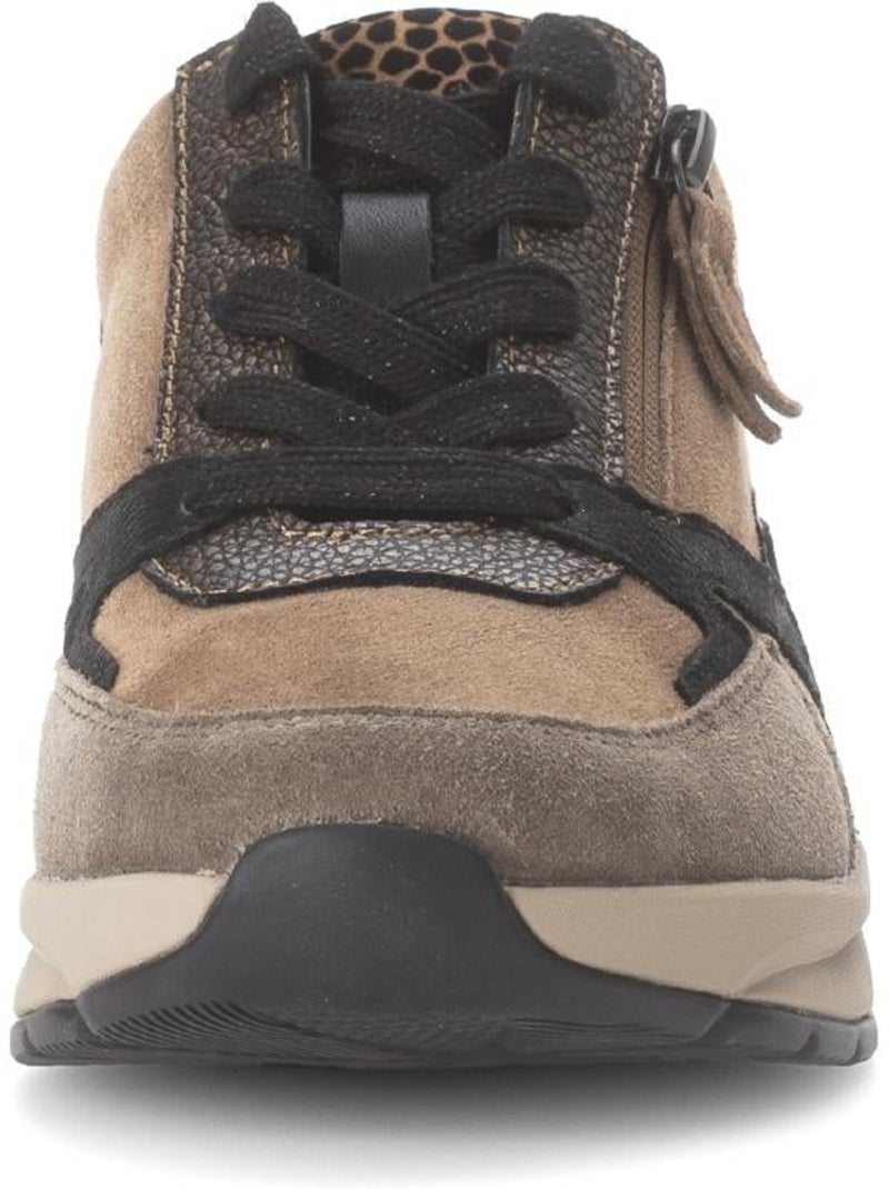 Baskets  en cuir Marron - Kiabi