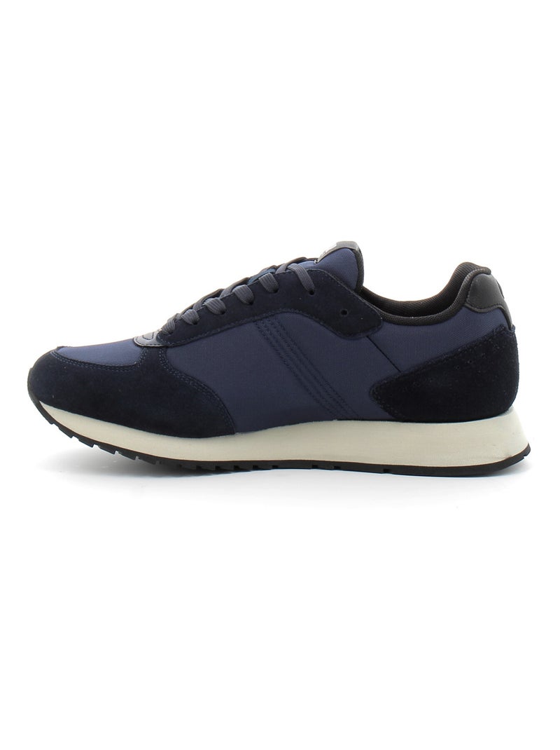 Baskets en Cuir & Mesh Colmar Bleu - Kiabi