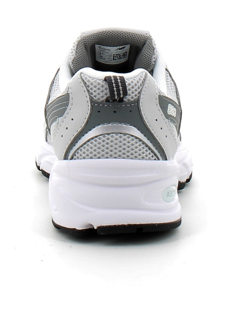 Baskets en Cuir & Mesh new Balance Argent - Kiabi