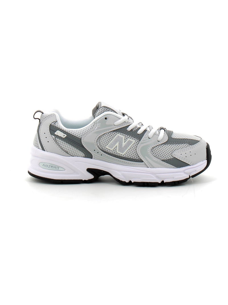 Baskets en Cuir & Mesh new Balance Argent - Kiabi