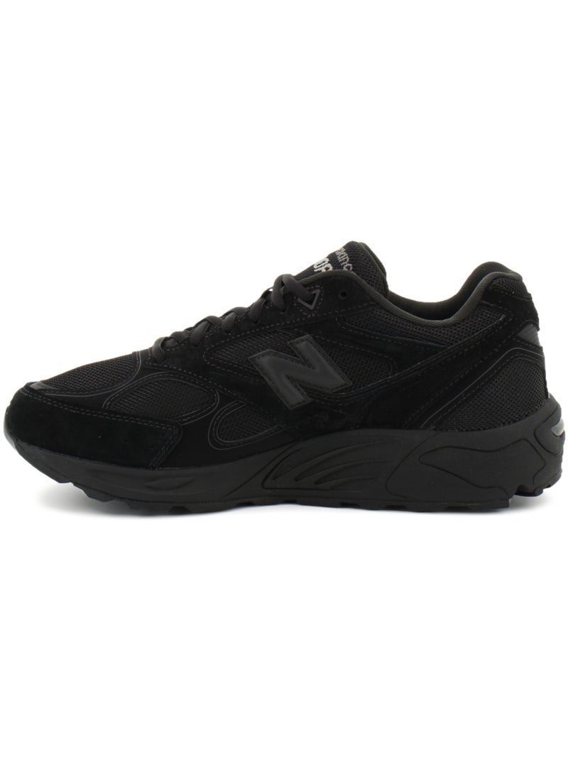 Baskets en cuir & mesh new balance Noir - Kiabi