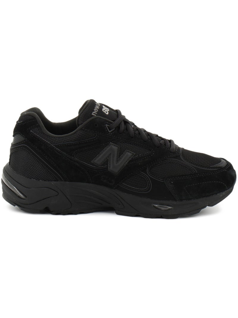 Baskets en cuir & mesh new balance Noir - Kiabi