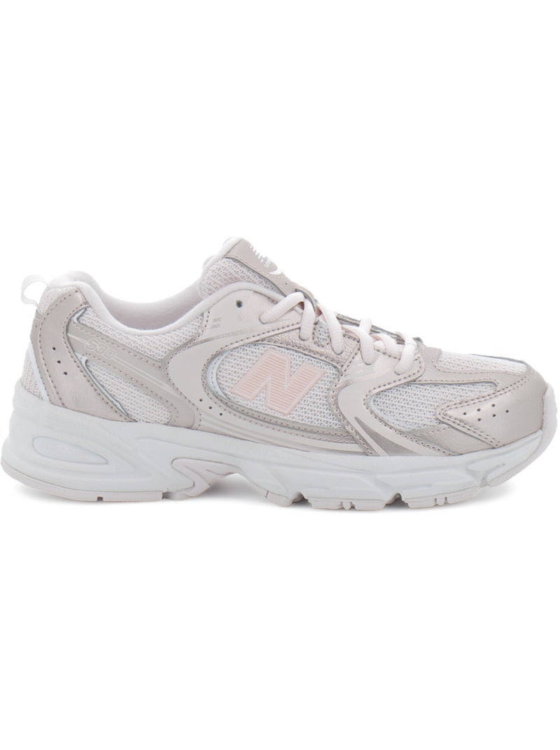 Baskets en cuir & mesh new balance Rose - Kiabi