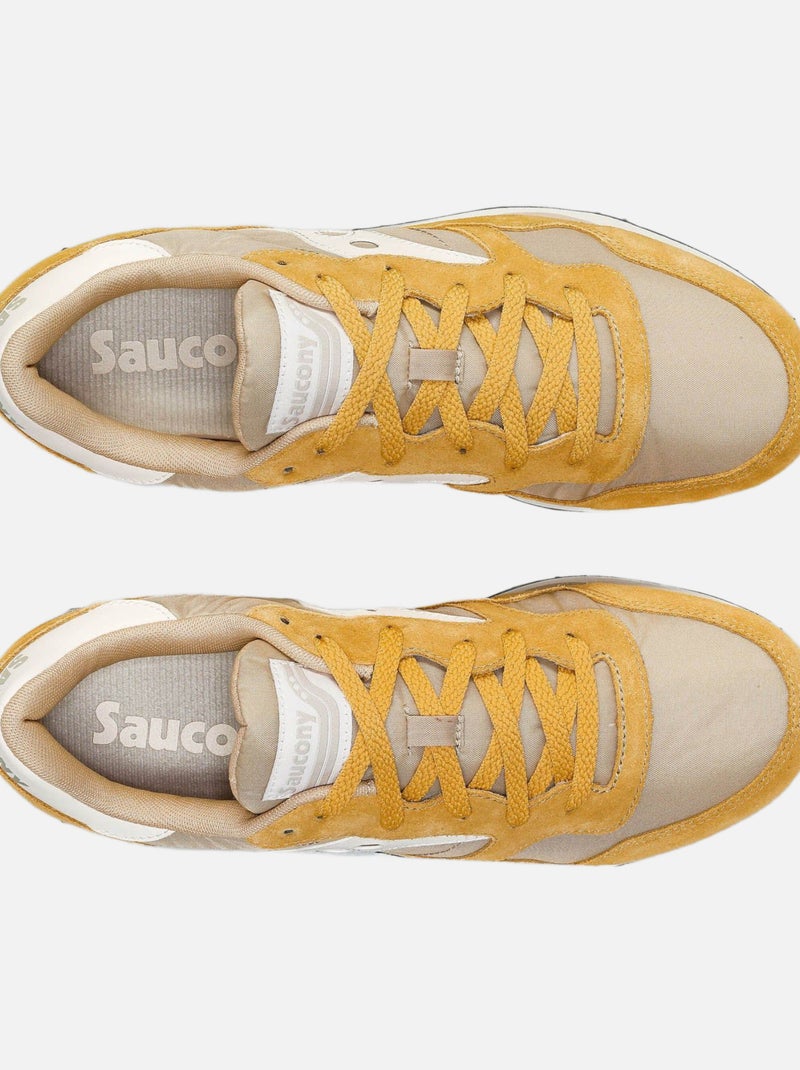 Baskets en Cuir & Mesh Saucony Beige - Kiabi