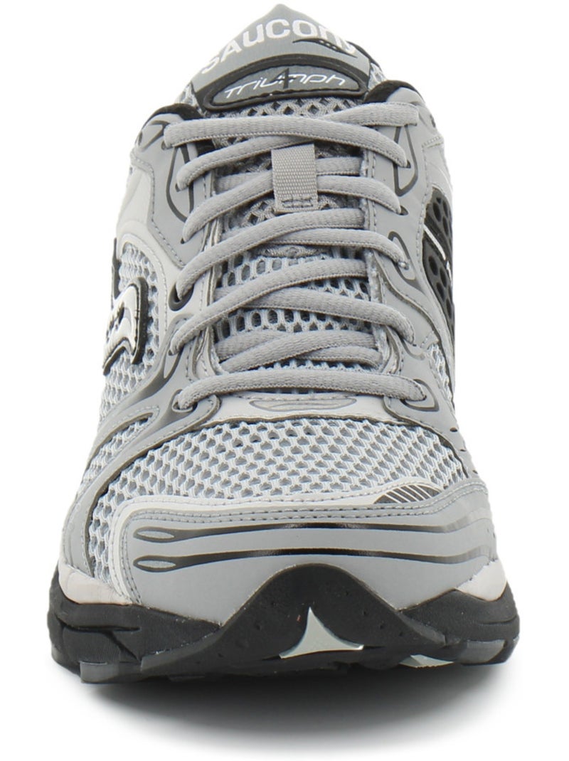 Baskets en cuir & mesh saucony Kaki - Kiabi