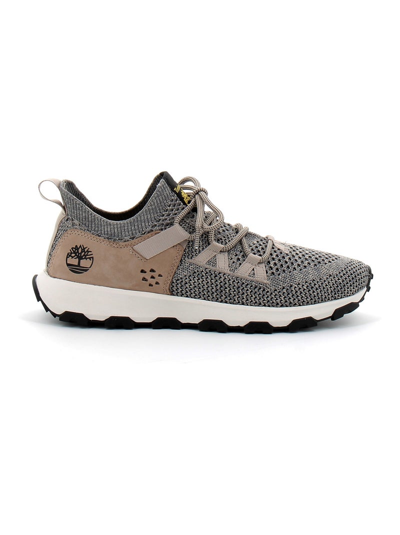 Baskets en Cuir & Mesh Timberland Beige - Kiabi