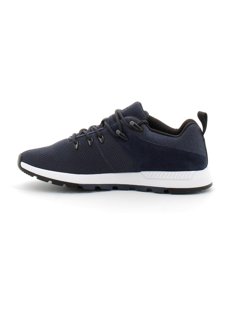 Baskets en Cuir & Mesh Timberland Bleu - Kiabi