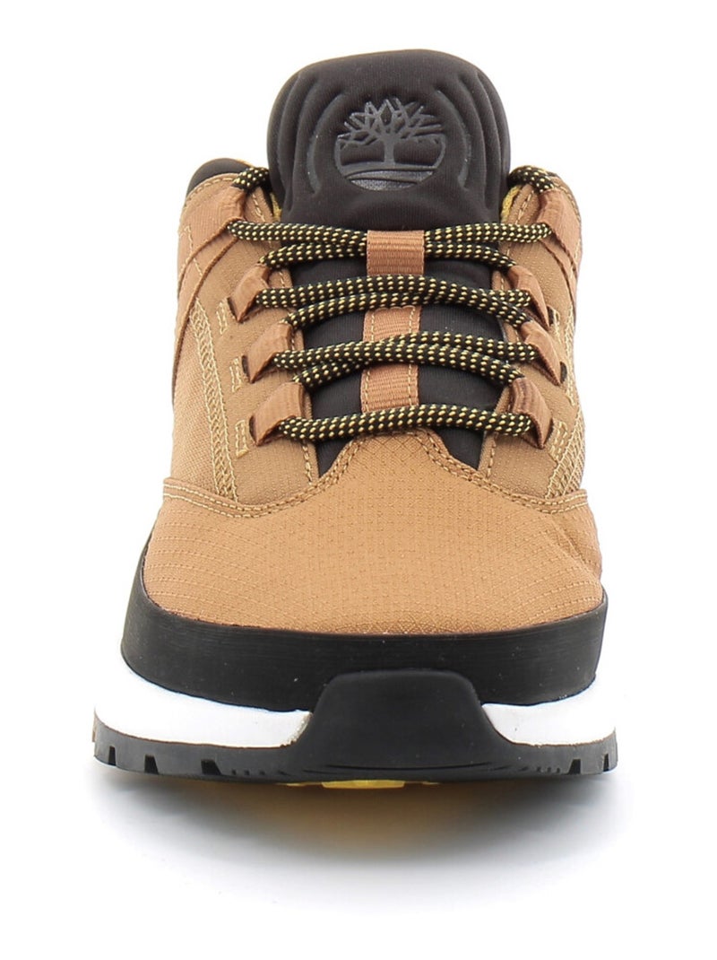 Baskets en Cuir & Mesh Timberland Marron - Kiabi