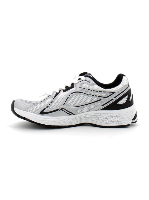 Baskets en Cuir & Mesh vo7 - Kiabi