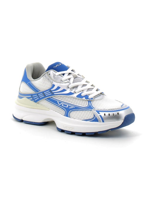 Baskets en Cuir & Mesh vo7 - Kiabi