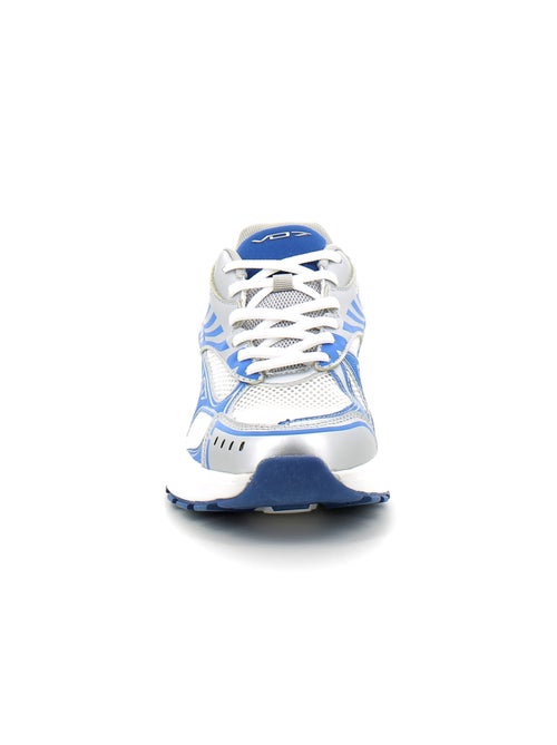 Baskets en Cuir & Mesh vo7 - Kiabi