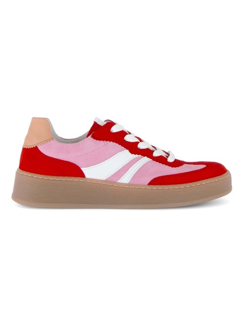 Baskets  en cuir - Kiabi