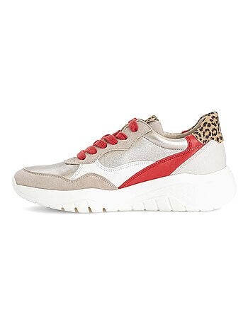 Baskets en cuir