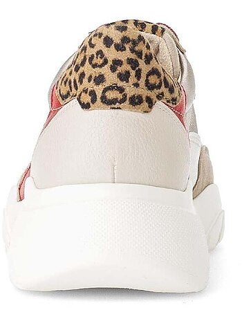 Baskets en cuir