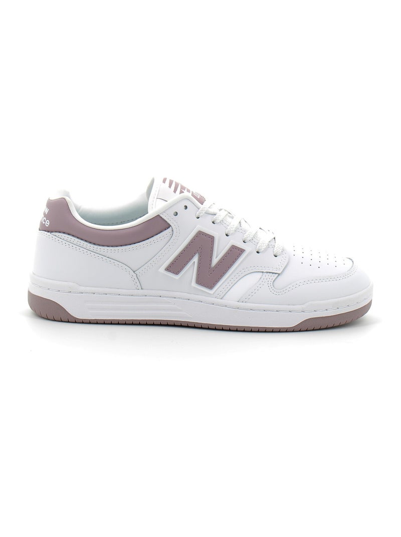 Baskets en Cuir new Balance Blanc - Kiabi