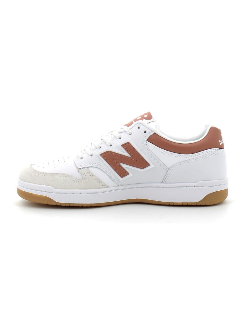 Baskets en Cuir new Balance Blanc - Kiabi