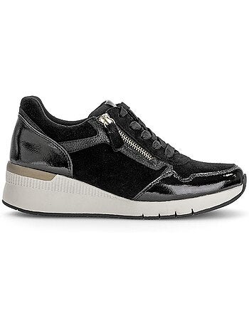 Baskets en cuir