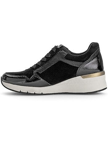 Baskets en cuir