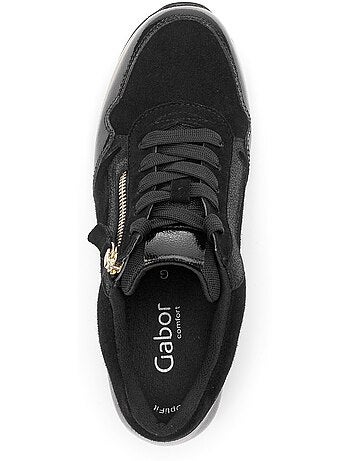 Baskets en cuir