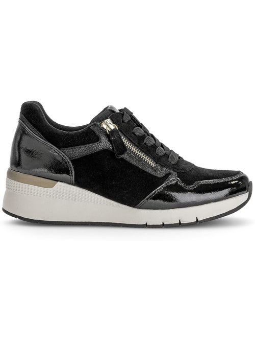 Baskets  en cuir - Kiabi