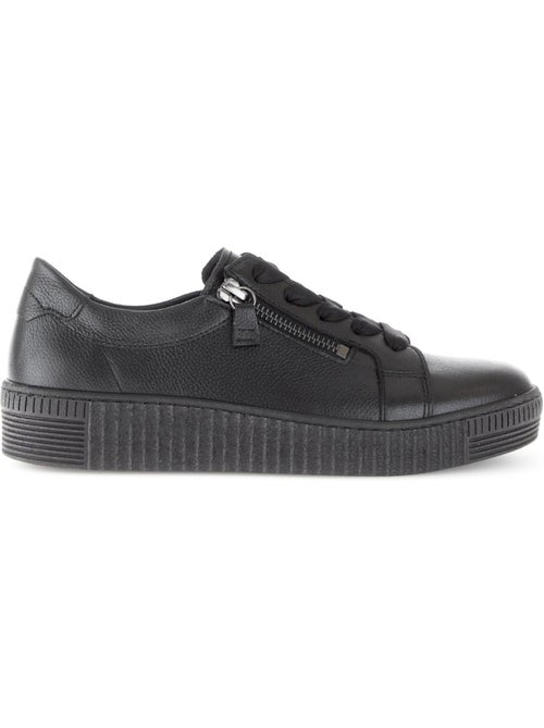 Baskets  en cuir - Kiabi