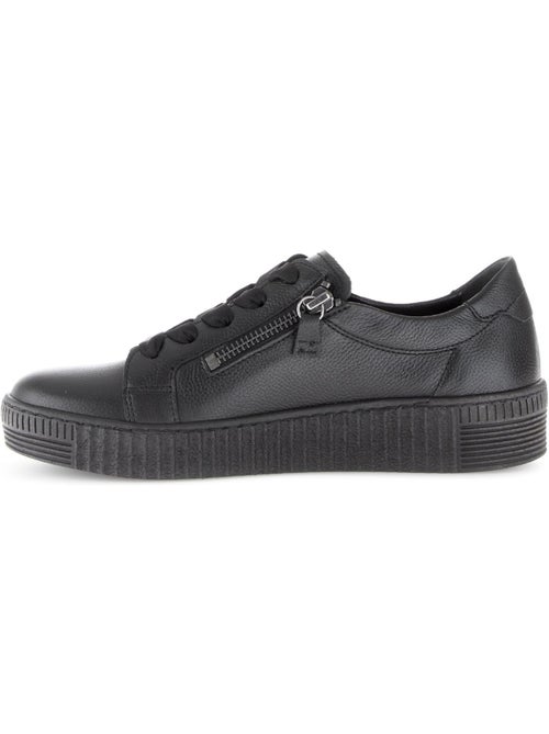 Baskets  en cuir - Kiabi