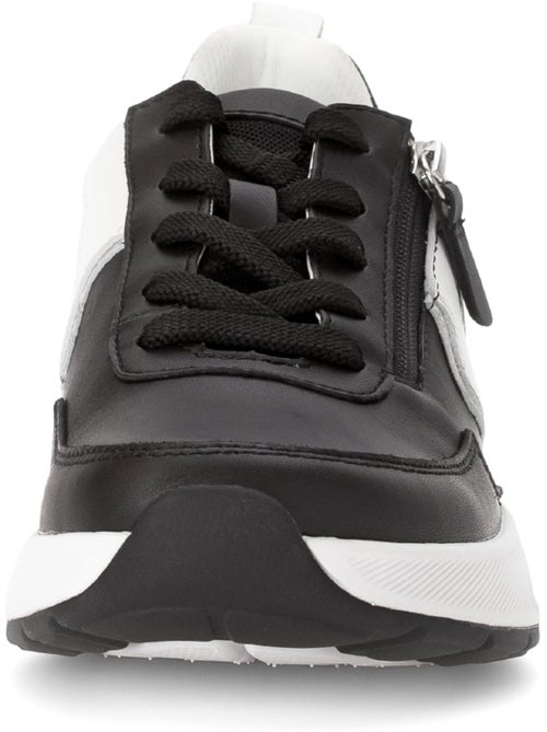 Baskets  en cuir - Kiabi